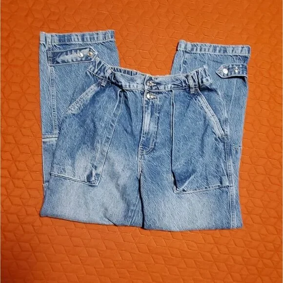 Free People - We The Free Marx Slouch Cargo Jean - Size 26 - Picture 3 of 4